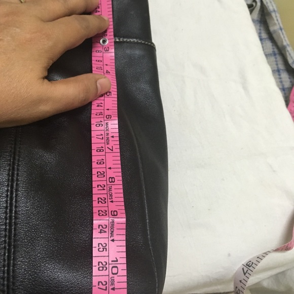 Authentic Coach Hamptons Laguna Large Black Leather Tote - Picture 4 of 14